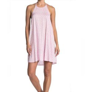 Abound Pink Daisy Sakura Halter Dress SMALL sleeveless NEW